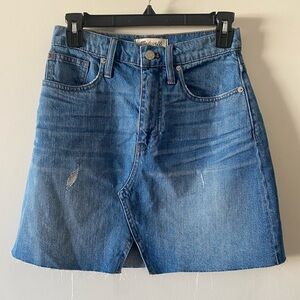 Madewell Denim Mini Skirt, 25